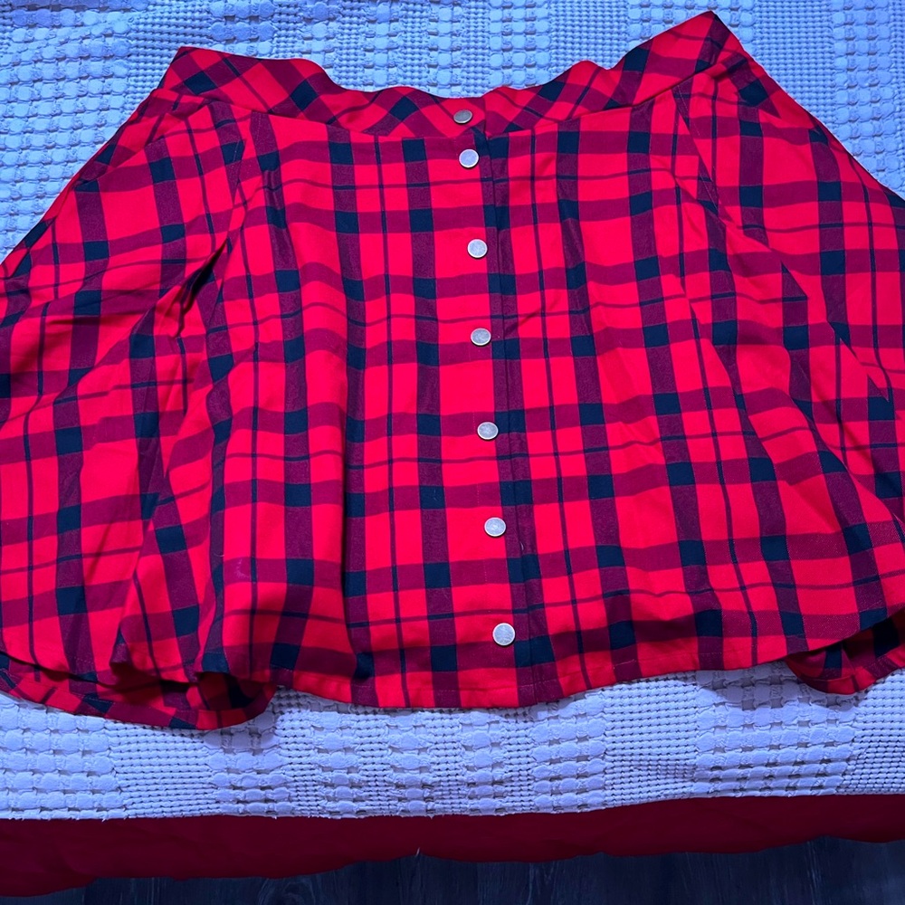 Torrid Plaid Circle Skirt